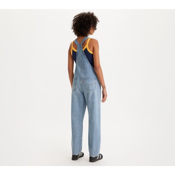 Levi's Women's Size Medium Straight Leg Vintage Denim Overalls Bib 853150016 - Picture 3 of 10